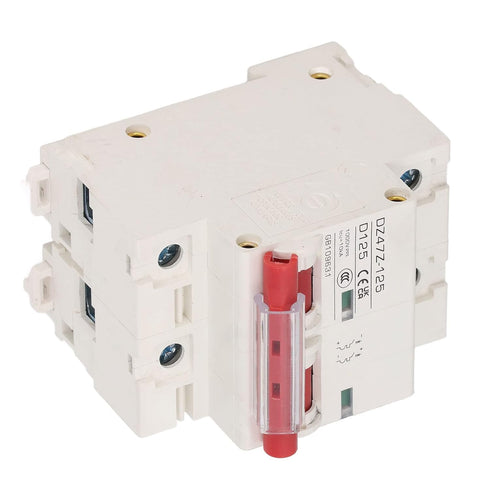 DC Miniature Circuit Breaker, 2 Pole 1000V 125Amp Isolator for Solar PV System, DIN Rail Installation