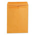 Universal Self-Stick Open End Catalog Envelope, 9 x 12, Brown Kraft, 10 1/2, Square Flap, Self-Adhesive, 250/Box