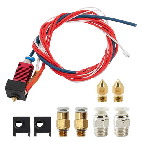Creality Upgrade Ender 3 Hotend, Assembled Extruder with Capricorn Bowden PTFE Tubing for Ender 3 Pro/V2