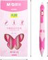 M&G 6 PCS Retractable Erasable Gel Pens, Black Ink Gel Pens for Note Taking and Crossword Puzzles