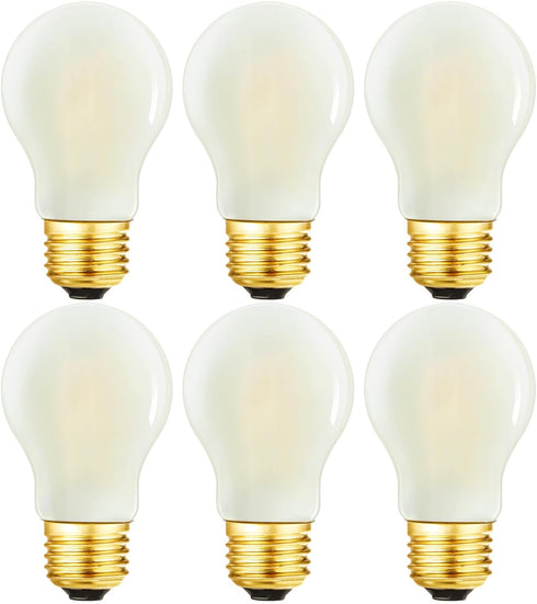 DONDDA Frosted A15 LED Bulb 4W Equivalent 40 Watt E26 Light Bulb Warm