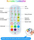 WS2812B LED Strip 9.8FT 60Pixels/m, Smart RGB IC Pixel Strip with Bluetooth APP Remote Control for Home Decoration