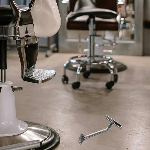 Lurrose Salon Chair Foot Pedal Replacement: Universal Salon Chair Legrest - Heavy Duty Foot Rest Easy Installation