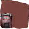 Glidden Total 1 gal. Sweet Spiceberry/Red Semi-Gloss Exterior Paint with Primer