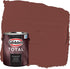Glidden Total 1 gal. Sweet Spiceberry/Red Semi-Gloss Exterior Paint with Primer