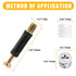 10 Set 40mm Cam Lock Screws, 3 in 1 Cam Lock Fasteners, Cam Fitting with Dowel and Nut for Cabinet Drawer