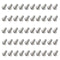 M6-1.00 x 12mm Button Head Hex Socket Cap Screws - 50PCS, Allen Socket Drive, 304 Stainless Steel