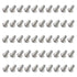 M6-1.00 x 12mm Button Head Hex Socket Cap Screws - 50PCS, Allen Socket Drive, 304 Stainless Steel