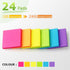 Pop Up Sticky Notes, 3x3 inch Bright Colors, 24 Pads/Pack, 70 Sheets/Pad, Total 1680 Sheets