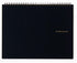 Maruman MNEMOSYNE Notebook, 8.66 x 11.69 Inches, 5mm-squared, 70 Sheets, Black (N180A)