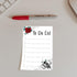 Gothic Skull Sticky To Do List Notepad, Witchy Gifts for Women, Creepy Spooky Goth Emo Stuff, 50 Pages
