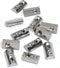 12-Piece Set 2020 Series M6 T Nut, Roll-in Spring Ball Elastic Nut for 6mm T-Slot Aluminum Extrusion Profile