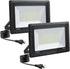 100W LED Flood Lights Outdoor, 2pack 10000lm Bright Led Work Light with