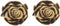 SANCHAKOU Cabinet Furniture Knobs 2 Pack Brass Wardrobe Rose Handle Single Hole Drawer
