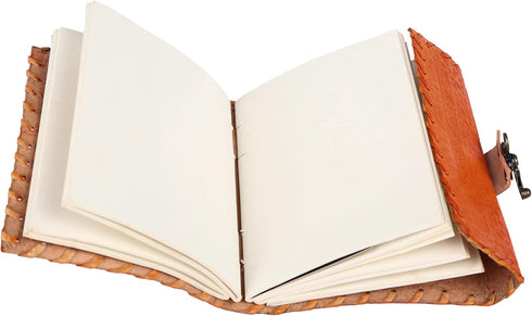 TUZECH Leather Journal for Men and Women - 7 Inches Leather Diary to Write Poems, Sketchbook, Memoir