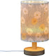 Aslsiy (7) Bedside Table Lamp Cute Daisy Flower Kids Nightstand Lamp Night Light Fabric Shade for Bedroom Living Room