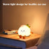Dimmable Cute Peach Night Light, Peach Lamp with Legs Night Lights, Light for Baby Nursery, Rechargeable LED Portable