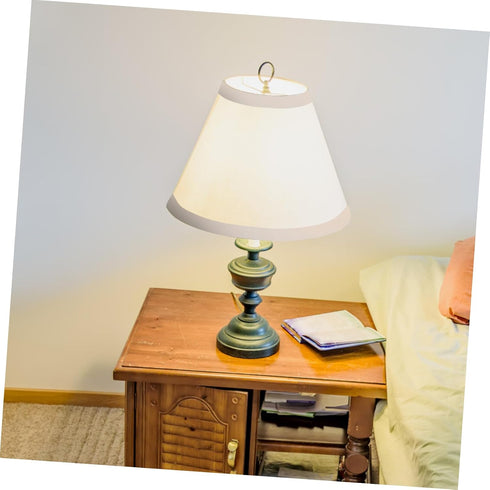 POPETPOP Self-Adhesive Lampshade Edge Strip Tape Meters Beige Fabric Cloth for Lamp Shade Repair Wrapping Crafts