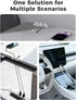 TFZUJDS Magnetic Silicone Cable Clips with No-Residue Strong Adhesive Desk, Under-Desk, Nightstand, Wall, Car, Office