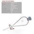 American Fristaden Lab 500mL Separatory Funnel, PTFE Stopcock Valve, Borosilicate Glass
