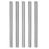 5pcs Round Rods, 6.4mm x 100mm High Speed Steel (HSS) Lathe Bar Stock for DIY Craft Tools