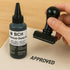 BCH Premium Black Stamp Ink Refill | Quick-Dry Permanent & Waterproof Ink for Self Inking Rubber Stamps