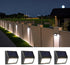 Follateas Solar Fence Lights, Waterproof Solar Outdoor Lights for Stairs Decks Steps Fences