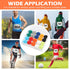 Saycker 20 Pairs Running Bib Clips,Number Buckle Fixing System Triathlon Race Bib Holder,Running Bib Fixing Clips,Field