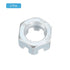uxcell 3/4-16 6.8 2Pcs UNF Hexagon Slotted Nut, Grade Zinc-Plated Carbon Steel Hex Nuts Good for Machinery Repairing