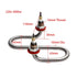 Grion 220V 2000W 16MM 30MM(201 Electric Towel Car Heating Element Stainless Steel S Shape Steamer Cabinet Machine