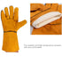 Yellow Leather Welding Gloves, 33cm/13inch for Safety and Protection
