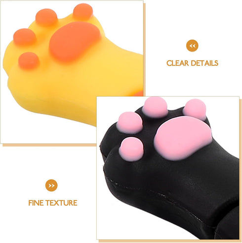 SAFIGLE 6Pcs Cat Paw Pencil Toppers, Kawaii Animal Pencil Toppers for Kids, Classroom Prizes, and Party Favors