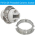 LUORNG 10PCS G9 M20 3/4 Inch Light Socket Fixed Rings Shade Holder Adapter Table Floor Lamp Diameter Zinc Alloy
