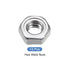 Hex Weld Nuts Steel (1/4-20 Thread Size) 10Pcs, Carbon Steel Hexagonal Nuts for Machinery Industry, Home Furniture