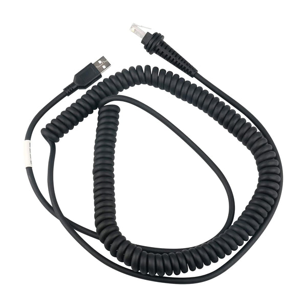 VOTTAN Spiral Cable RJ45 to USB Barcode Scanner Cable for Honeywell Xenon