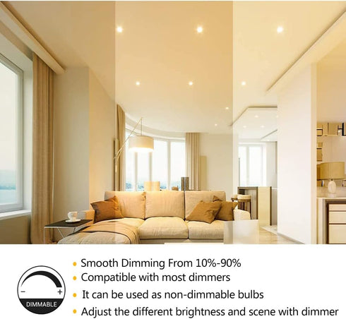 E11 LED Dimmable Light Bulb, 9W, 100W Equivalent Halogen Replacement, Warm White 3000K, E11 Mini Base