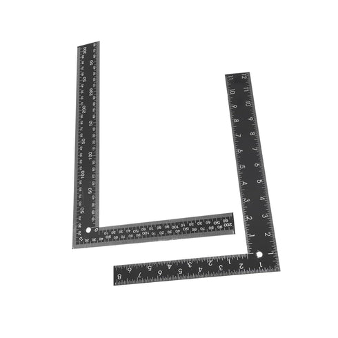Measure Angles 2pcs Square Carpenter Tools, L-Shape Rulers for DIY Sewing Supplies