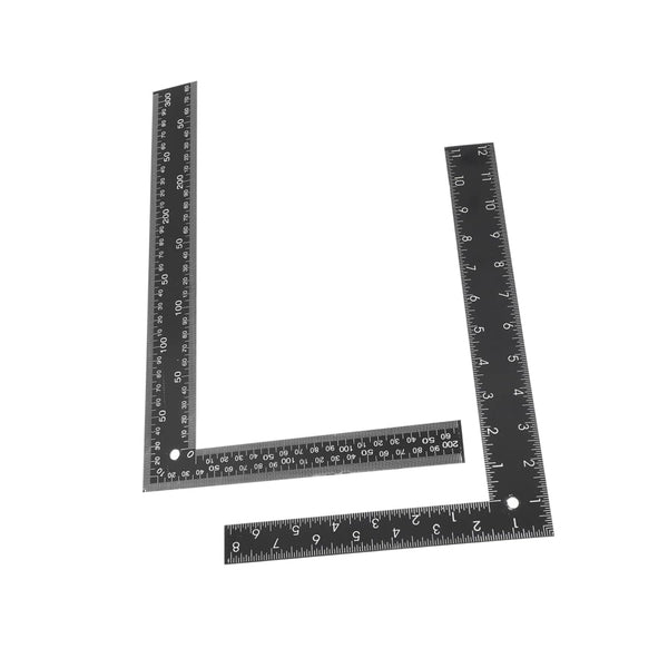 Measure Angles 2pcs Square Carpenter Tools, L-Shape Rulers for DIY Sewing Supplies
