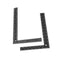 Measure Angles 2pcs Square Carpenter Tools, L-Shape Rulers for DIY Sewing Supplies