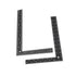 Measure Angles 2pcs Square Carpenter Tools, L-Shape Rulers for DIY Sewing Supplies
