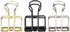 Tissting 16 Pcs Binder Clips, 8 Colors Hollow Design, Paper Clamps for Office, Home, School (S, 0.8 * 1.1in)