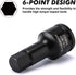 3/4 Inch Set, 5-Pieces, 14mm, 17mm, 19mm, 22mm, 24mm, 3/4" Set, CASOMAN Drive Impact Hex Driver Metric, Drive Master