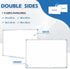 DOLLAR BOSS Magnetic Dry Erase Board, 24 x 18 Inch Double-Sided Whiteboard for Office, School, Home with 8 Magnets