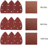 60 Pieces Assorted 140x140x95mm 1000/400/800 Grits Mouse Detail Sander Sandpaper
