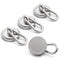 Ant Mag Carabiner Magnetic Hooks, 80LBS Heavy Duty Neodymium Magnet with Swivel Snap Hook, 4 Pack