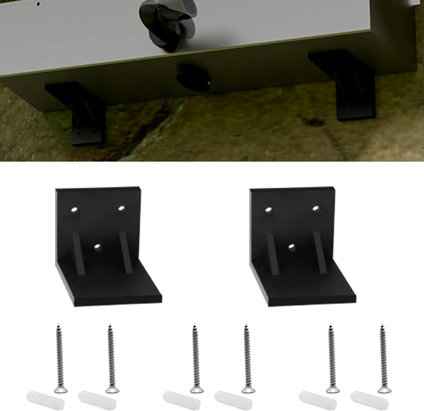 Heavy Duty Shelf Brackets, Waterfall Support Brackets, Floating Shelf L 90 Triangle