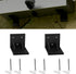 Heavy Duty Shelf Brackets, Waterfall Support Brackets, Floating Shelf L 90 Triangle
