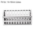 uxcell 304 Stainless Steel Test Tube Holder Lab Stand Rack, 40 Hole 3 Layer for 14-16mm Tubes