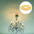 7.12 Inch PRETYZOOM Ceiling Medallion Round Decorative Plate for Lighting Fixtures European Style Realistic Plaster