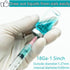 100 Pack 3ml 18Ga Lab Syringe Tools, Individually Packed with Measurement